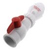 Plumbing Zoeller Pump Accessories | 2" Pvc "Quiet Check" Solvent Weld W/ Quarter Turn Ball Valve (White Valve Body)