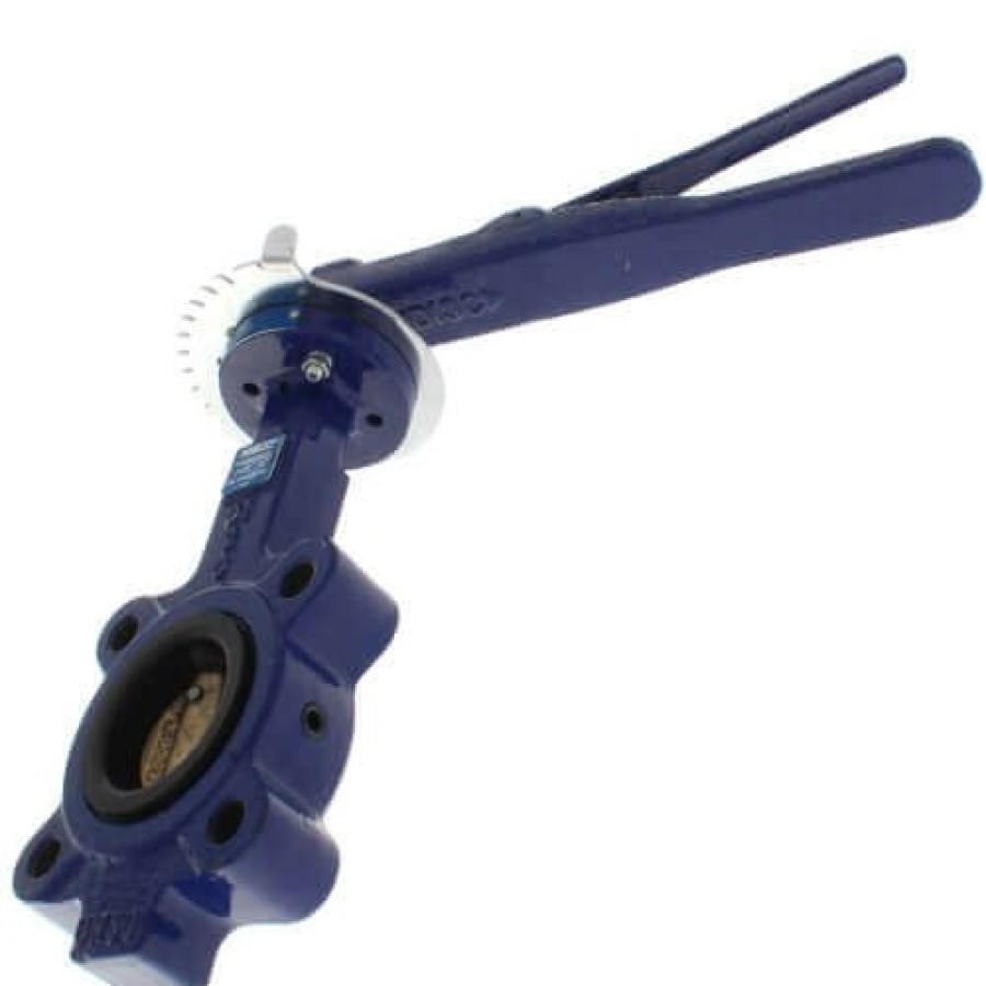 Plumbing Nibco Butterfly Valves | 2.5" Lug Cast Iron Butterfly Valve, Epdm Cartridge, Lever Handle (200 Psi)