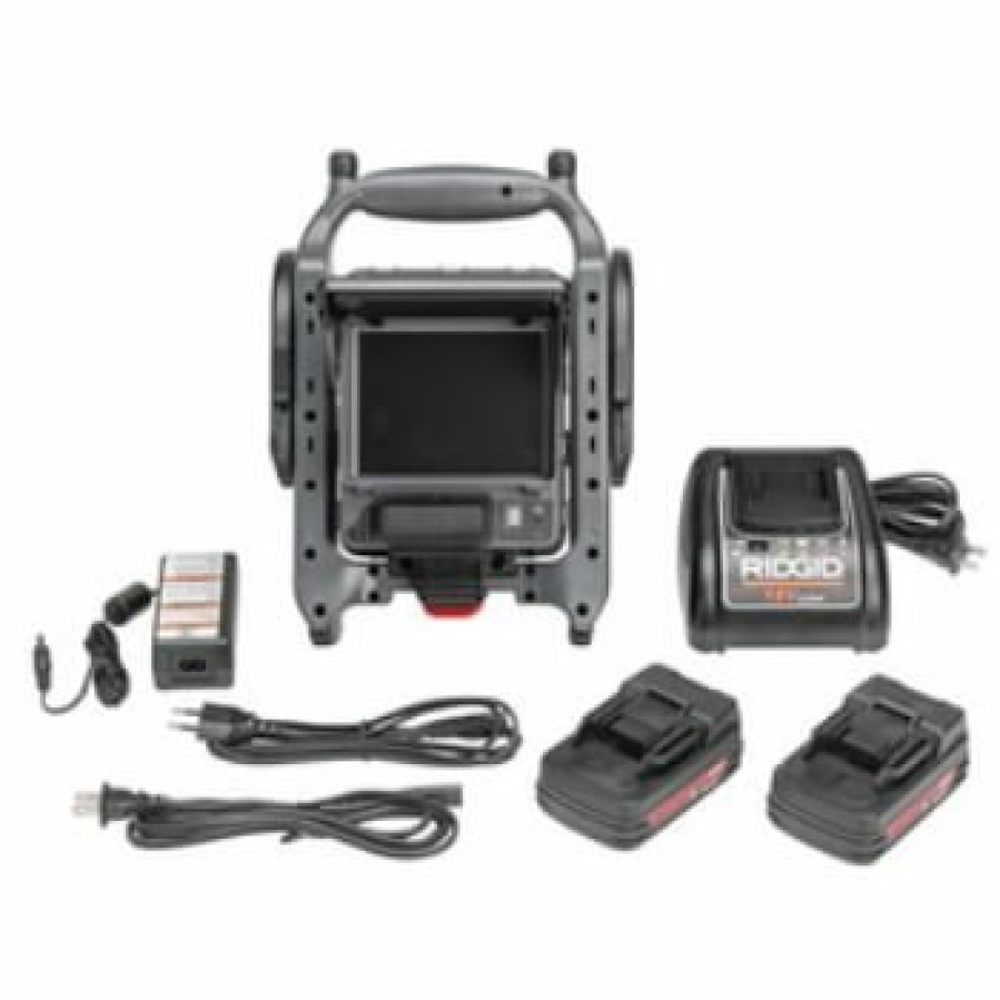 Plumbing RIDGID Inspection Cameras & Monitors | Cs6X Versa Kit W/ Seesnake Monitor, (2) Batteries & Charger