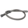 Plumbing T&S Brass T&S Brass Parts | 44" Flexible Stainless Steel Hose W/ Heat-Resistant Handle (Gray)