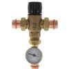 Heating Caleffi Mixing Valves | 3/4" Press Mixcal 3-Way Thermostatic Mixing Valve W/ Temperature Gauge