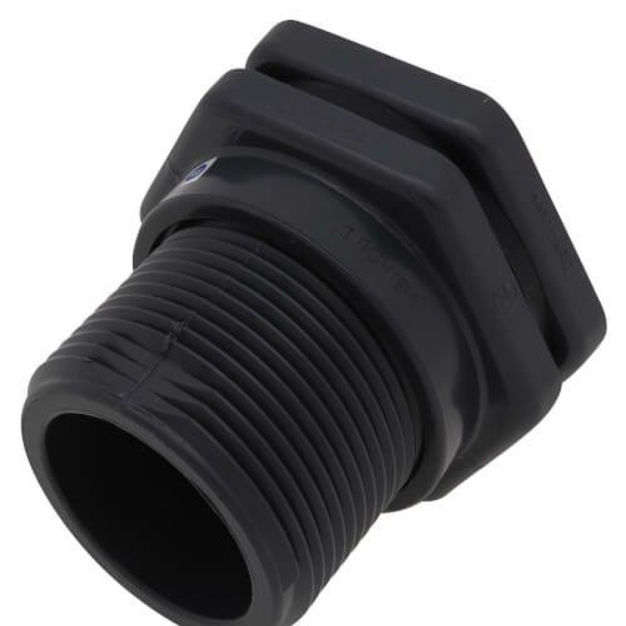 Plumbing Hayward Bulkhead Fittings | 2" Pvc Bulkhead Fitting W/ Epdm Gasket (Socket X Socket)