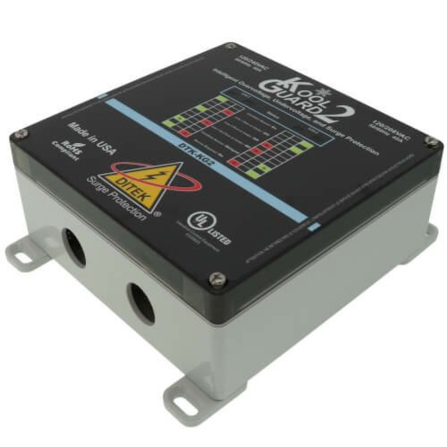 Electrical Ditek | Kool Guard Intelligent Voltage Monitor With Surge Protection (120/240V)