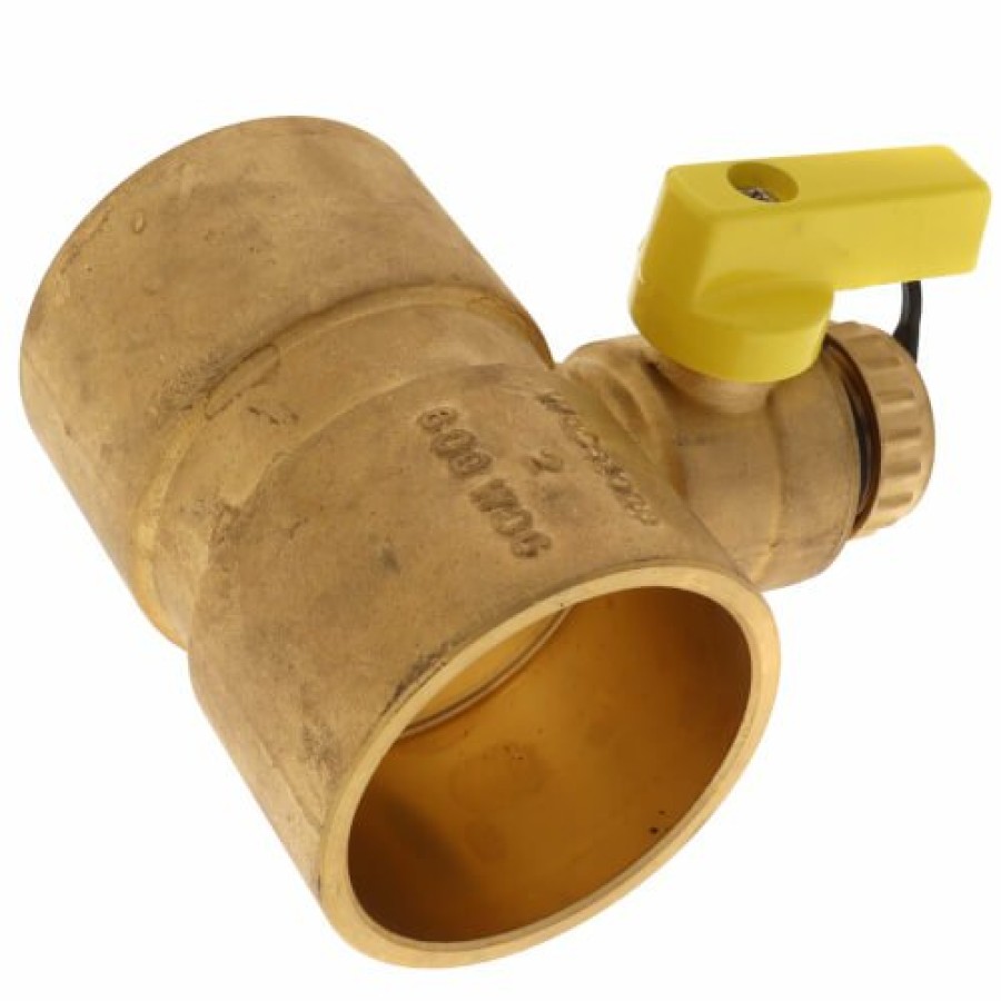 Valves Webstone | 2" C X C T-Drain Valve (Lead Free)