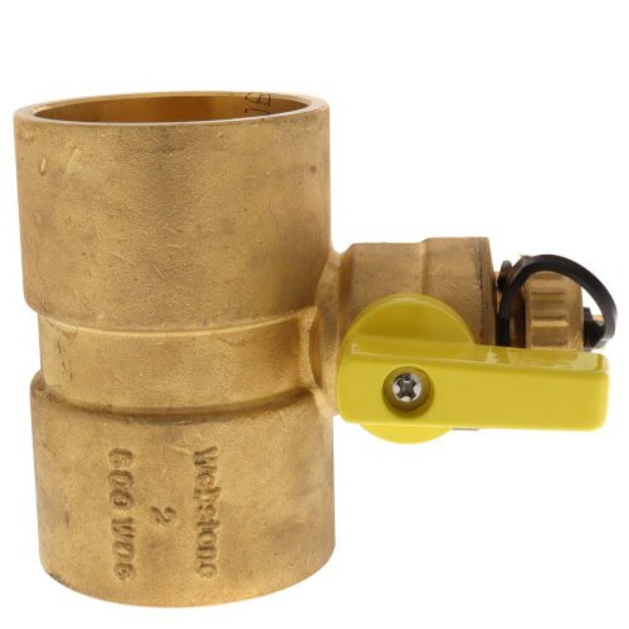 Valves Webstone | 2" C X C T-Drain Valve (Lead Free)