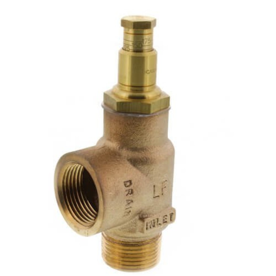 Heating Cash-Acme Pressure Relief Valves | 3/4" Fwc Adjustable Pressure Relief Valve (125 Psi) - Lead Free