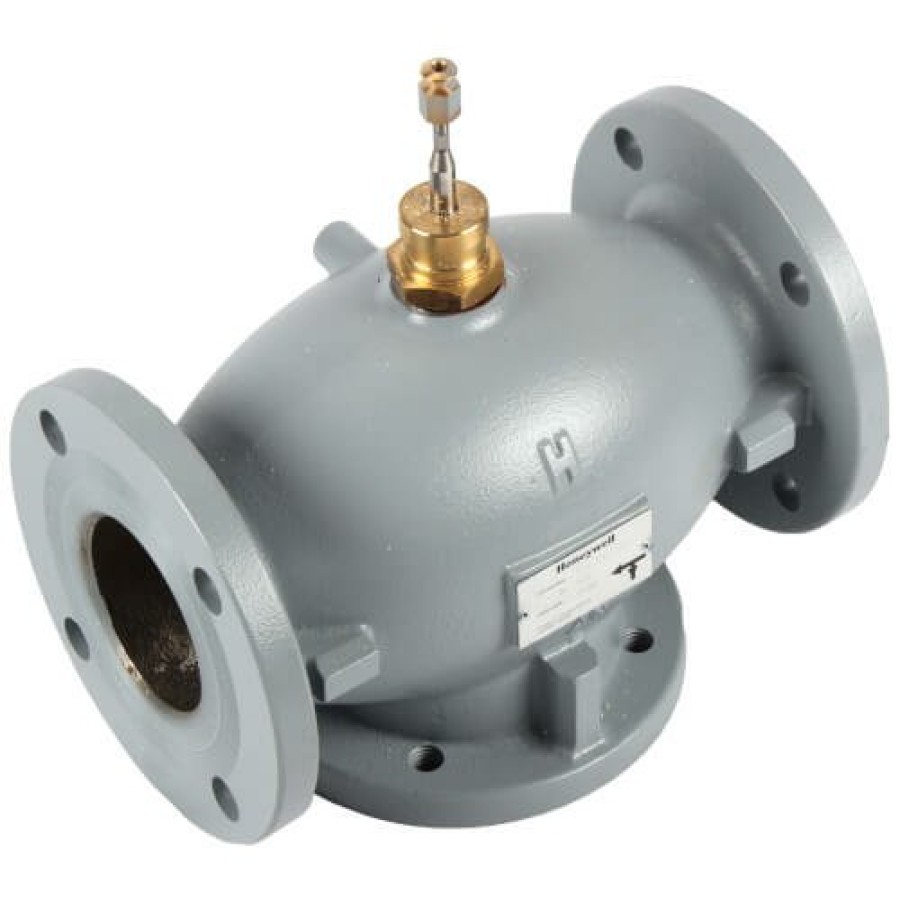 Hvac Honeywell Honeywell Diverting Valves | 3" Three-Way Flanged Diverting Valve W/ Linear Flow