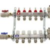 Pex SharkBite Sharkbite Push-Fit Radiant Manifolds | 5 Loop Stainless Steel Radiant Heat Manifold W/ 1/2" Sharkbite Loops