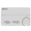 Thermostats Peco Controls | 3 Speed Fan Coil Cool/Heat/Off Programmable Thermostat W/ Terminal Block & 2 Covers (White)