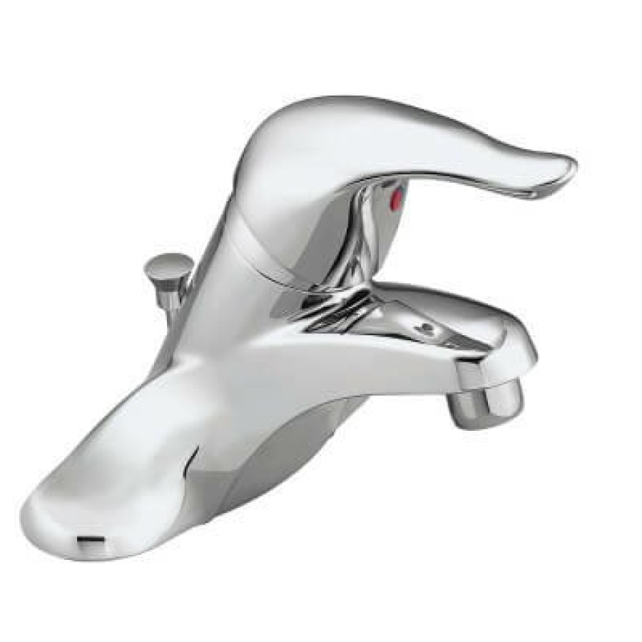 Plumbing Moen | Chateau Single Handle Bathroom Faucet W/ Pop-Up (Chrome)