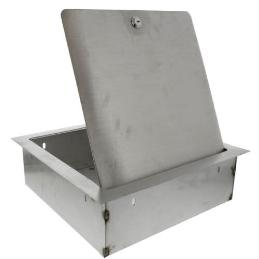 Plumbing Acudor Acudor Water Valve Boxes | 12" X 12" X 8" Recessed Valve Box (Stainless Steel)