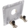 Plumbing Sioux Chief Valved Access Plates And Panels | 1/2" F1960 Pex Inlet X 3/8" Od Compression Omnipanel Dual Valve Access Panel W/ Water Hammer Arresters