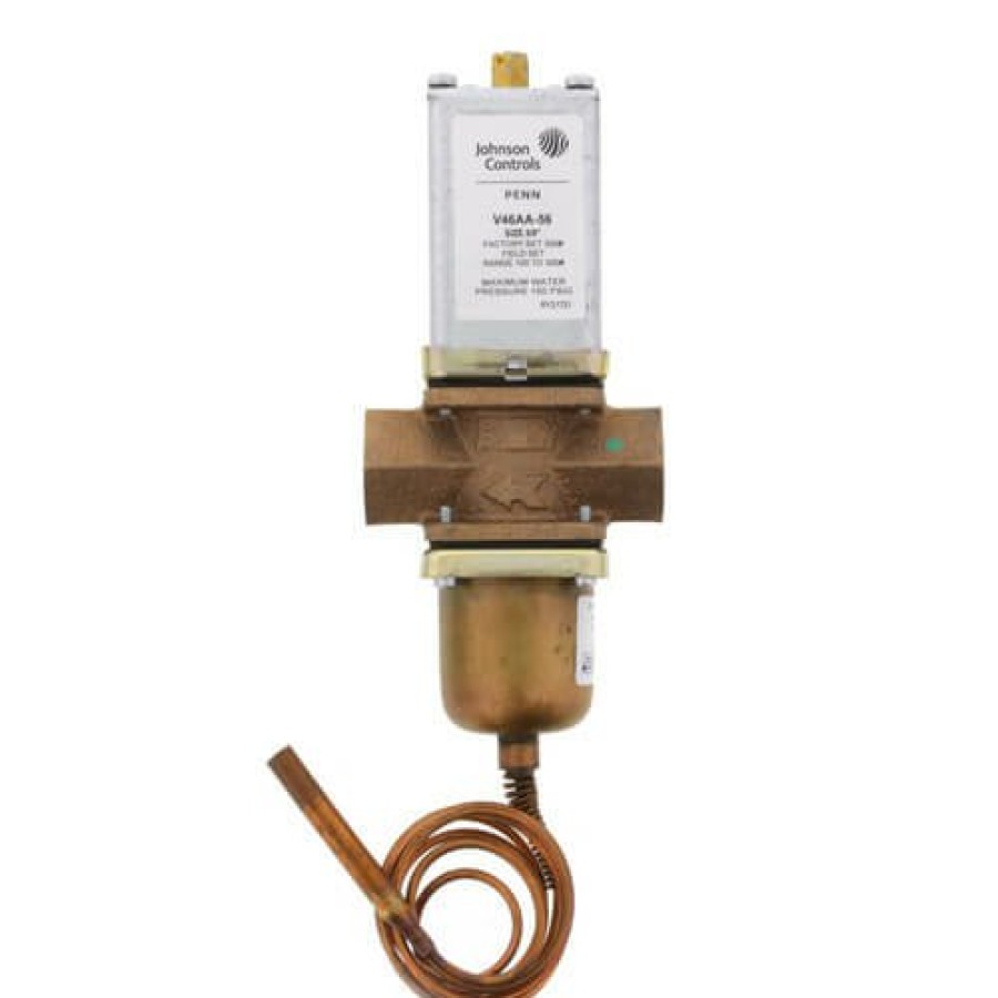 Hvac Johnson Controls Water Pressure Regulating Valves | Commercial V46 Series Pressure-Actuated Water-Regulating Valve (100-300 Psi)