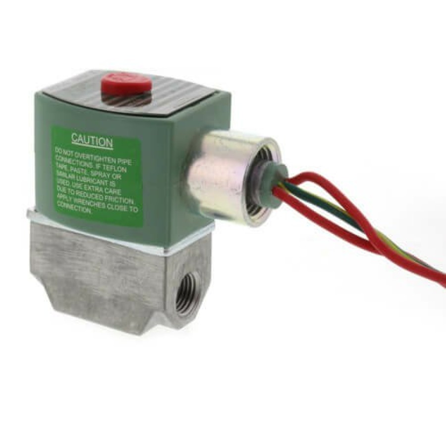 Valves Asco RedHat Low Pressure Solenoid Valves | 1/4" Normally Closed Gas Shutoff Valve, 1.1 Cv (59,000 Btu)