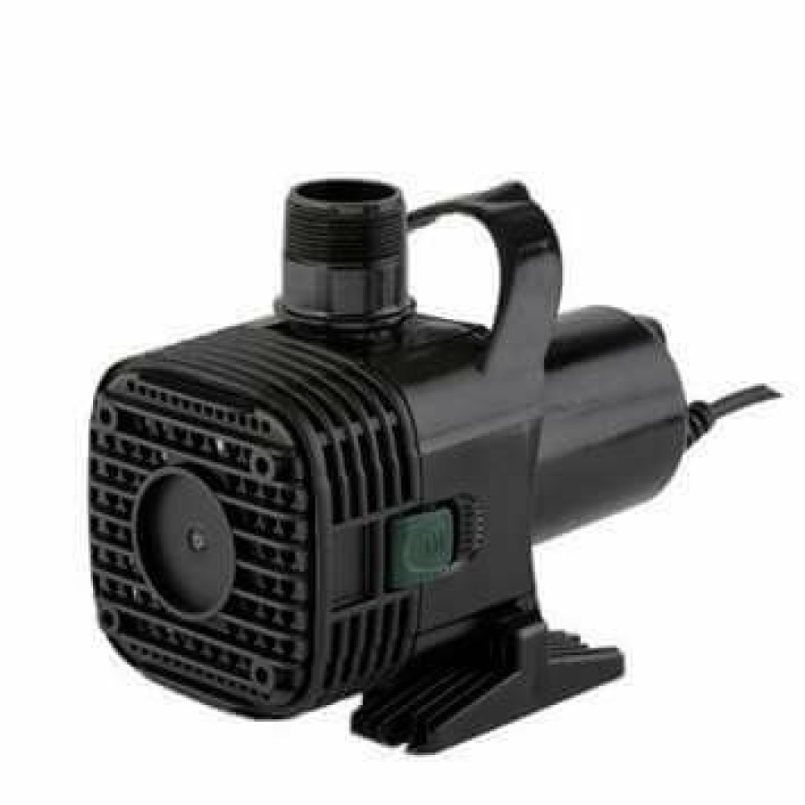 Plumbing Little Giant Pond & Waterfall Pumps | F10-1200 Energy Efficient Wet Rotor Pump (1295 Gph @ 0', 20' Cord, 115V)