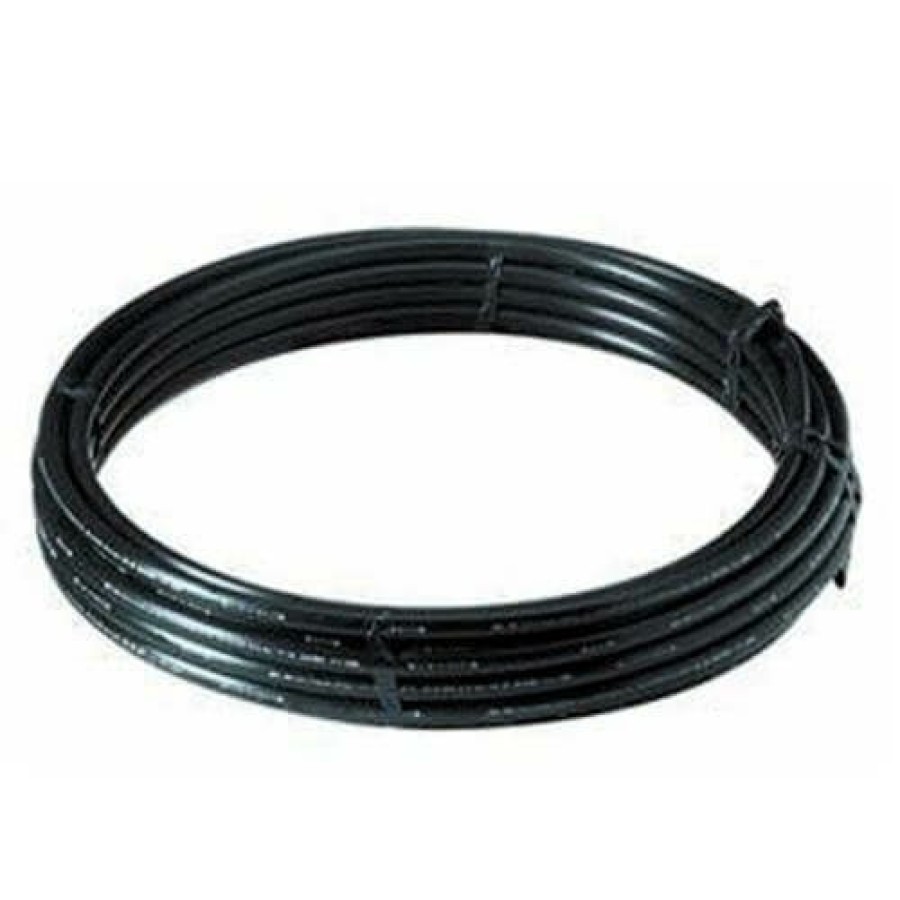 Plumbing Oil Creek Poly Pipe | 1-1/4" Black Aqua-Jet Poly Pipe, Pe-4710 - 160 Psi (100 Ft. Coil)