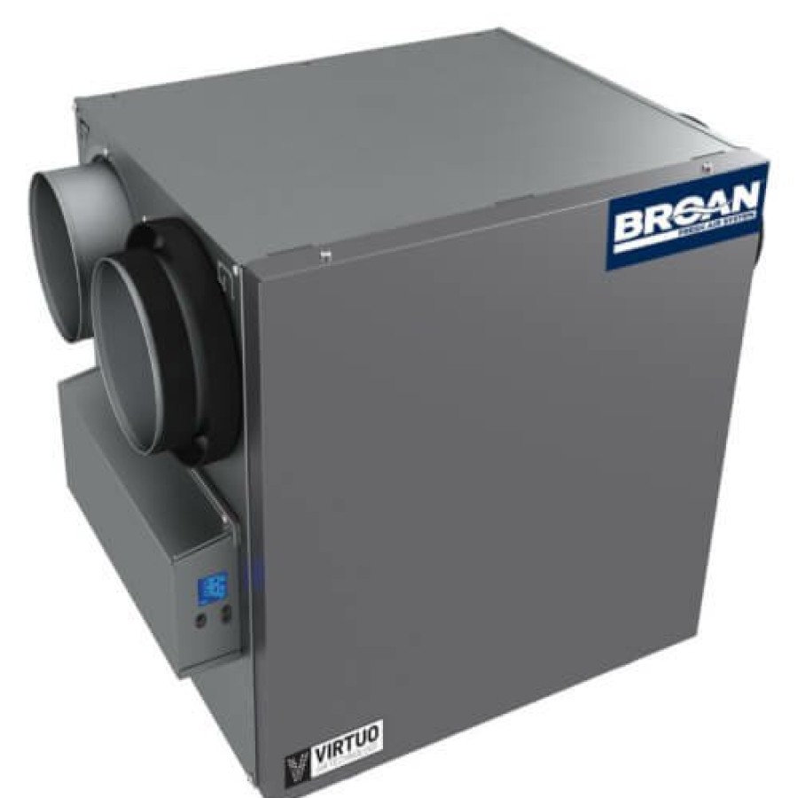 Hvac Broan Broan Energy Recovery Ventilators | 160 Cfm Ai Series Energy Recovery Ventilator W/ Side Ports (75% Efficiency)