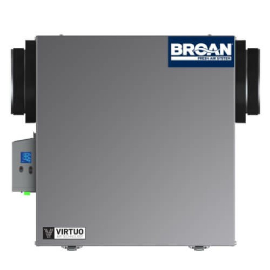 Hvac Broan Broan Energy Recovery Ventilators | 160 Cfm Ai Series Energy Recovery Ventilator W/ Side Ports (75% Efficiency)