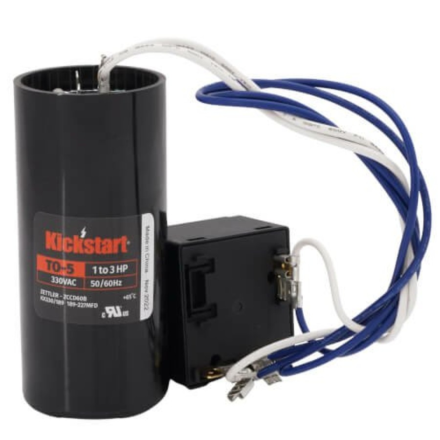 Hvac Rectorseal Hard Start Devices | To5 Kickstart Potential Relay And Start Capacitor (1 To 3 Ton)