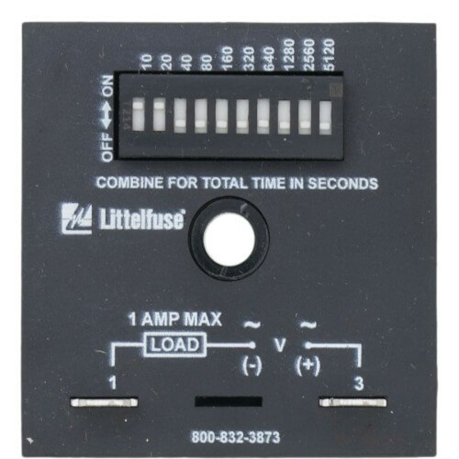 Electrical Littelfuse Time Delays | 10 To 10230 Sec. Solid State Delay-On-Make Time Delay (24-120V)