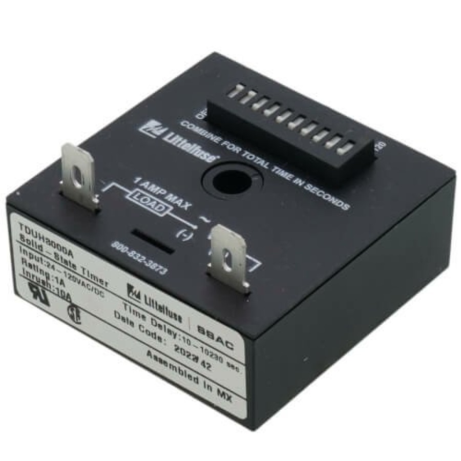 Electrical Littelfuse Time Delays | 10 To 10230 Sec. Solid State Delay-On-Make Time Delay (24-120V)