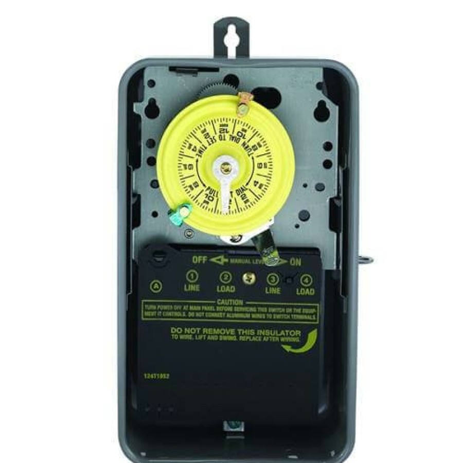 Electrical Intermatic Mechanical Timers | Heavy Duty Mechanical Time Switch W/ Nema 3R Case, 40A, Dpst (208-277V)