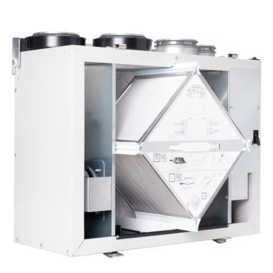 Hvac Fantech Fantech Heat Recovery Ventilators | Vhr Series Heat Recovery Ventilator W/ Winterguard Recirculation Defrost, 5" Top Ports, 70 Cfm