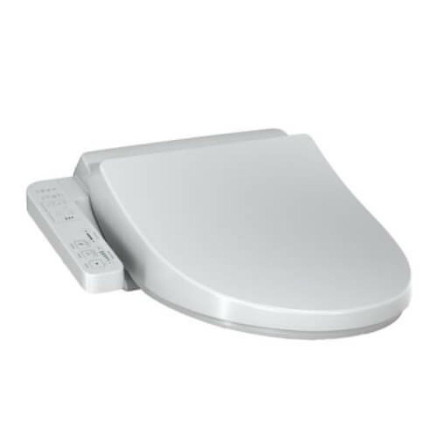 Plumbing TOTO Toilet Seats | A2 Washlet Electric Heated Bidet Toilet Seat For Elongated Toilet (Cotton White)