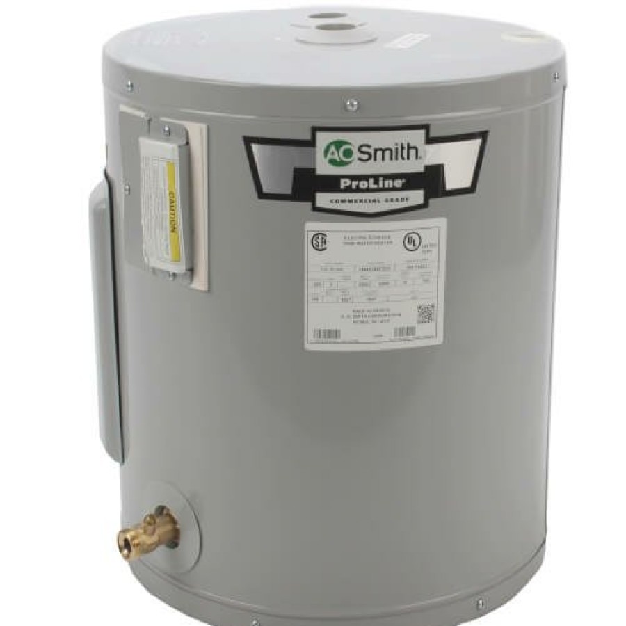 Plumbing AO Smith Residential Water Heaters | 10 Gallon Ejc-10 Proline Residential Electric Water Heater - Compact (1Ph, 6Kw, 240V)