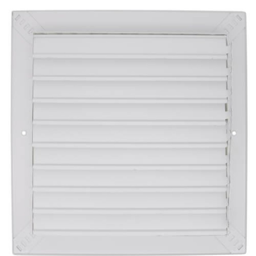 Hvac Hart & Cooley Commercial Registers & Grilles | 10" X 10" (Wall Opening Size) White Commercial Supply Register (821 Series)