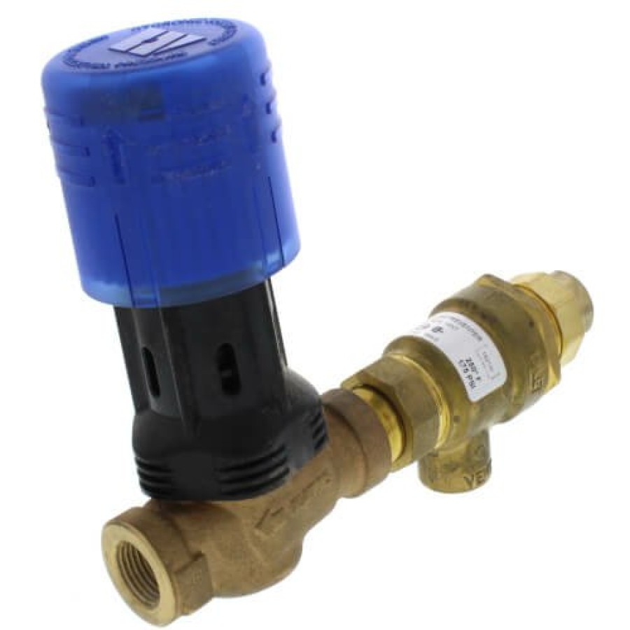 Heating Watts Combo Pressure Valves | Bd911, 1/2" Combination Bronze Dial Set Fill Valve & Backflow Preventer (Npt X Npt)