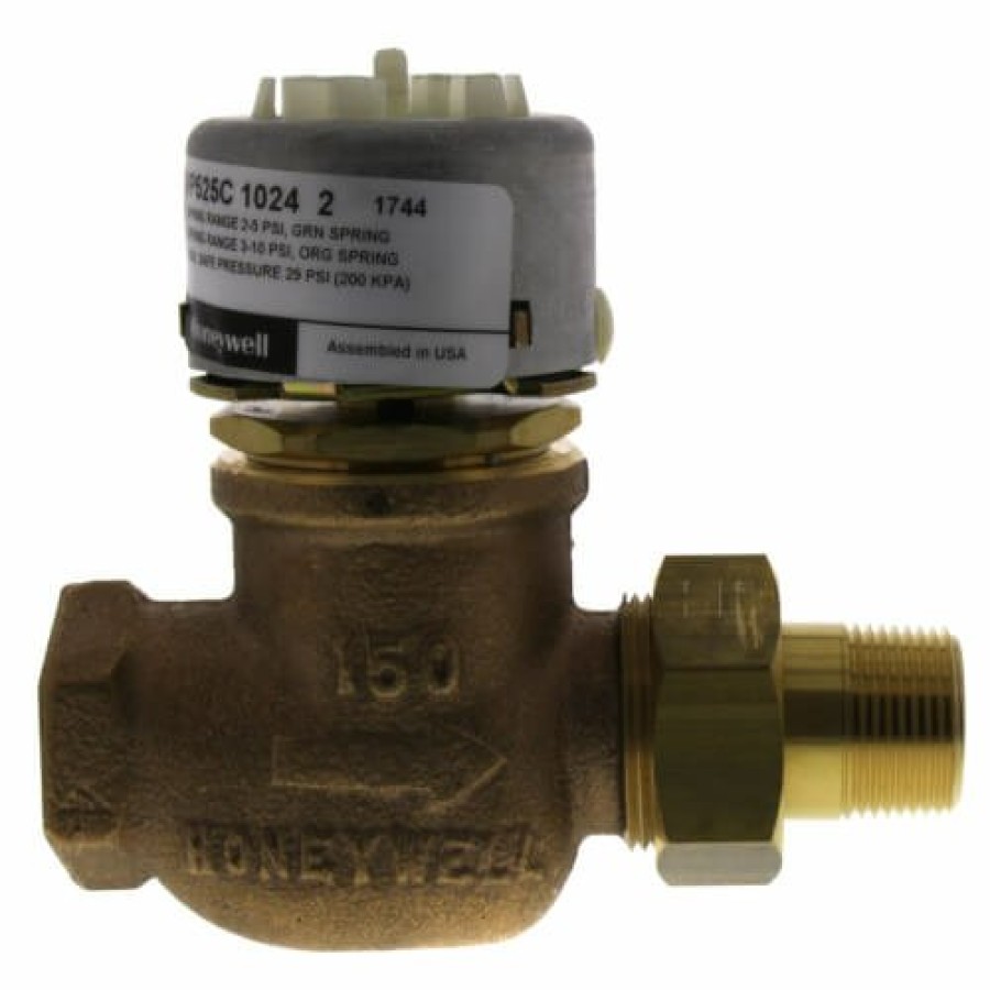 Heating Honeywell Pneumatic Radiator Valves | 3/4" Npt Male Union Two-Way Unitary Valve (3 Cv)