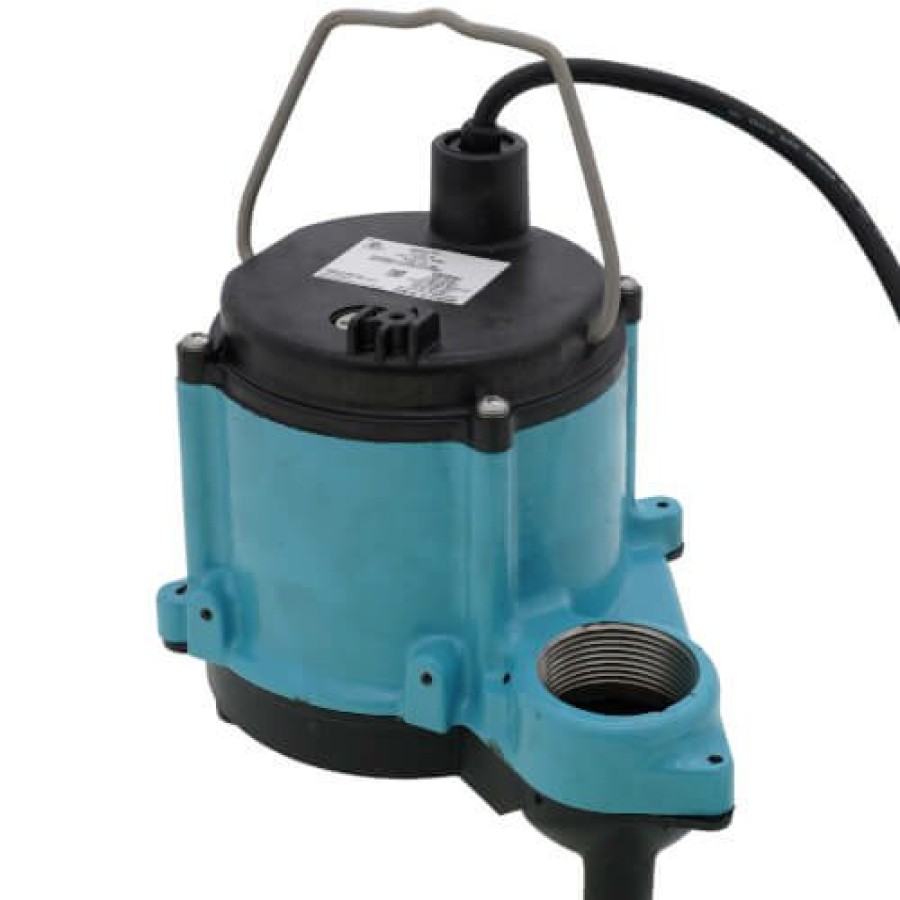 Plumbing Little Giant Sump Pumps | 6-Cim-R 1/3 Hp, 45 Gpm - Manual Submersible Sump Pump, 10Ft Power Cord