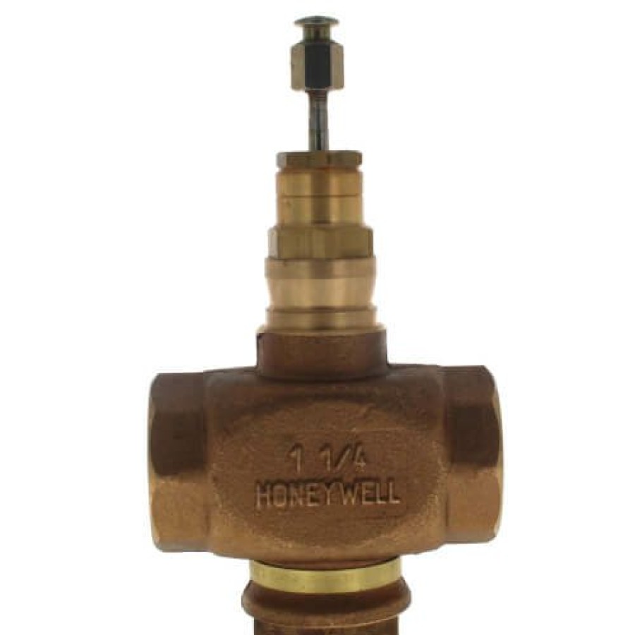 Hvac Honeywell Honeywell Globe Valves | 1-1/4" Two-Way Globe Valve, Female Npt (18.7 Cv)