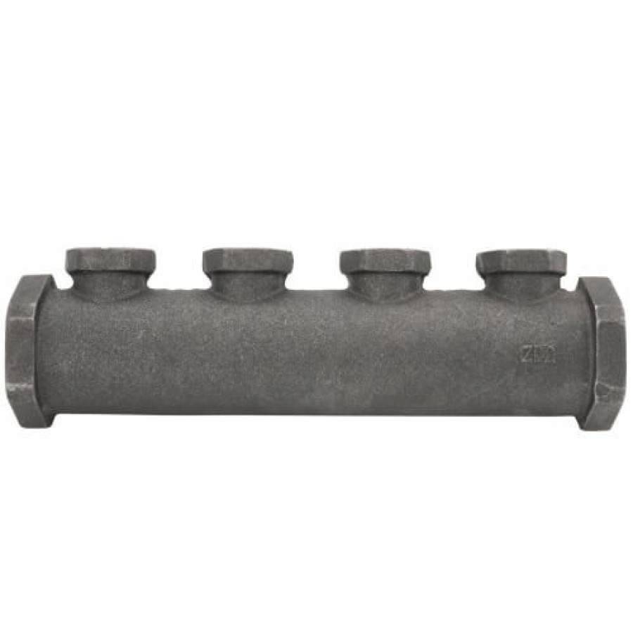 Heating Gastite Gastite Install Accessories | Manifold, Cast 4 Npt Port (2" X (4) 1" X 1-1/2")