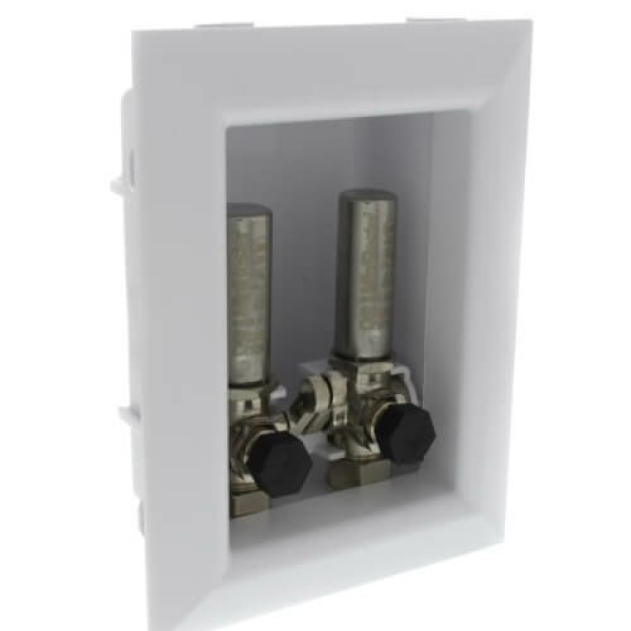 Plumbing Sioux Chief Lavatory Outlet Boxes | Oxbox Lavatory Outlet Box W/ Water Hammer Arrestor - 1/2" Pex Crimp Connection (Lead Free)