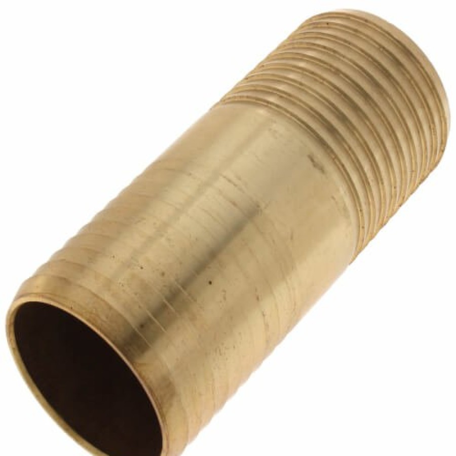 Plumbing Boshart Bronze And Brass Barbed Insert Fittings (Lead Free) | 2" Brass Insert Coupling (Lead Free)