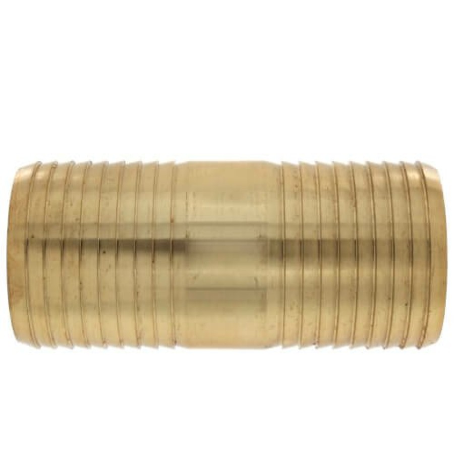 Plumbing Boshart Bronze And Brass Barbed Insert Fittings (Lead Free) | 2" Brass Insert Coupling (Lead Free)