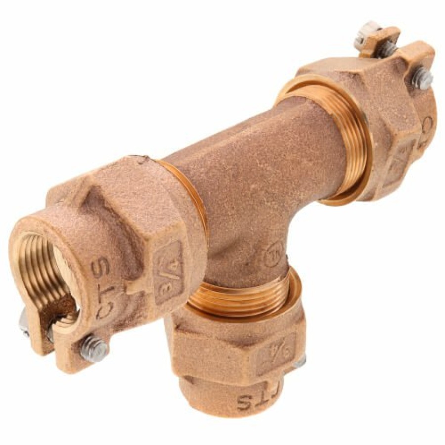 Fittings Legend Valve Water Service | 3/4" Pack Joint (Cts) Tee - T-4441Nl (No Lead Bronze)