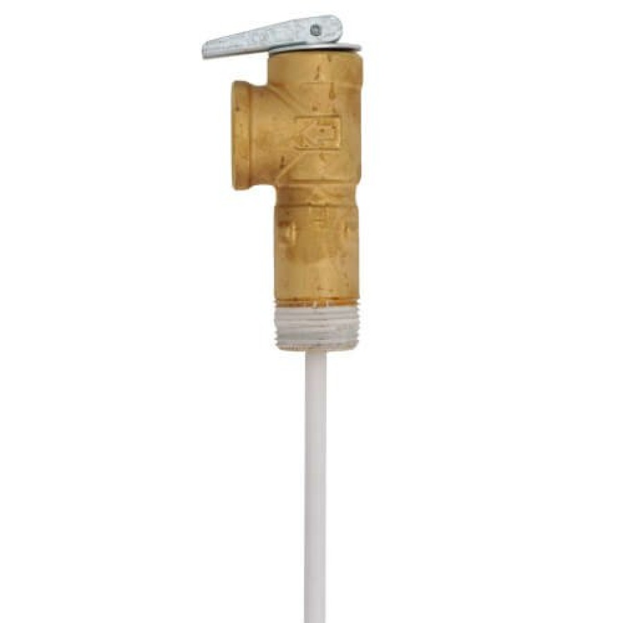 Heating Watts Temperature & Pressure Relief Valves | Sl100Xl 3/4" Self Closing T & P Relief Valve W/ Extended Shank (150 Psi, 210F)