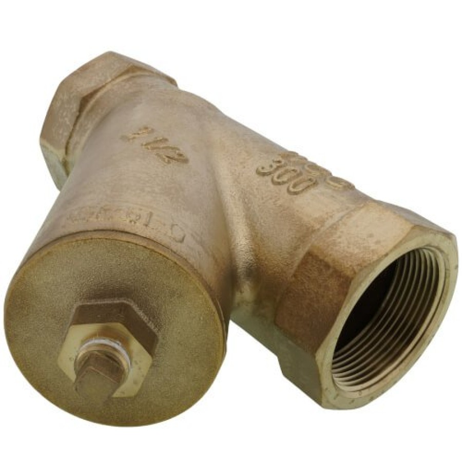 Valves Watts | 2-1/2" Lf777Si Lead Free Brass Wye Strainer (Threaded)