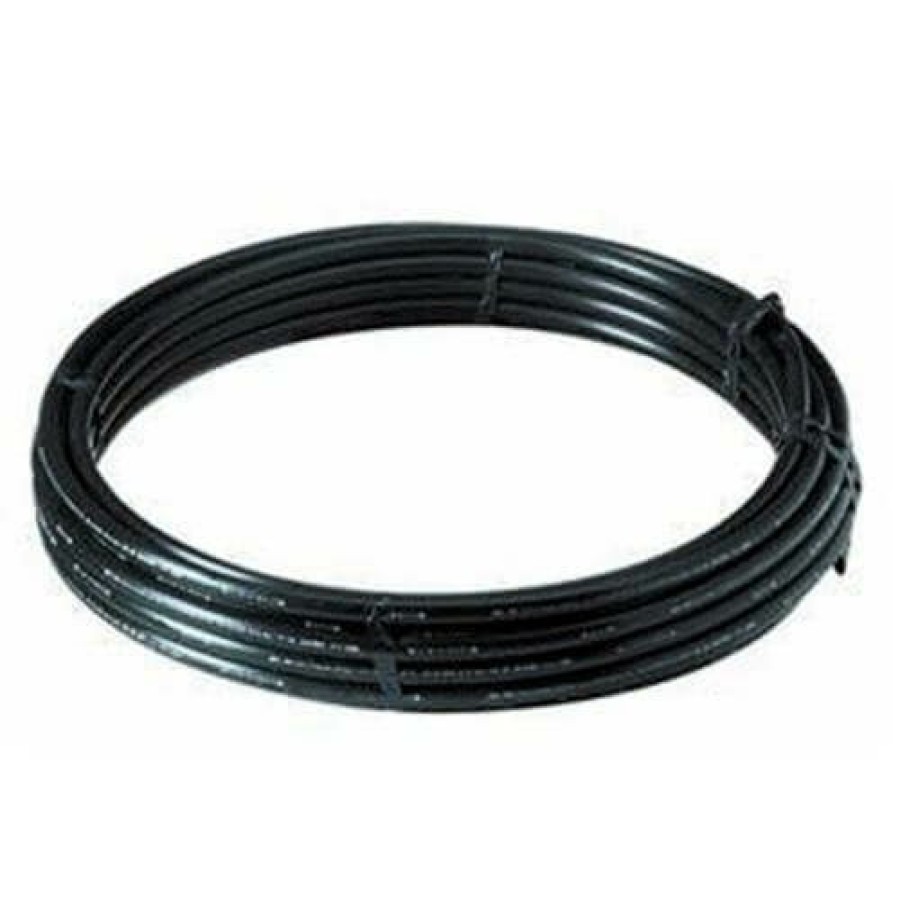 Plumbing Oil Creek Poly Pipe | 1" Black Aqua-Jet Poly Pipe, Pe-4710 - 125 Psi (300 Ft. Coil)