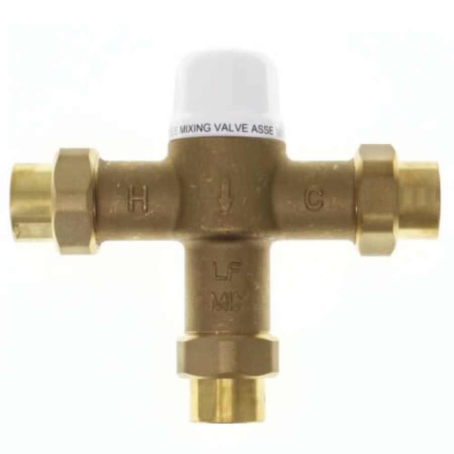 Heating Bluefin Mixing Valves | 1/2" Union Female Threaded Mixing Valve, 80 To 120F (Lead Free)