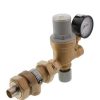 Heating Caleffi Combo Pressure Valves | 1/2" 573 Backflow Preventer & Autofill Combination W/ Pressure Gauge (Sweat X Npt)