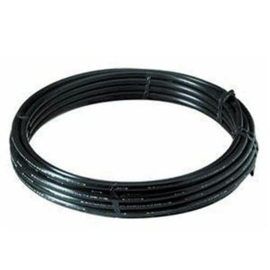 Plumbing Oil Creek Poly Pipe | 3/4" Black Aqua-Jet Poly Pipe, Pe-4710 - 200 Psi (100 Ft. Coil)