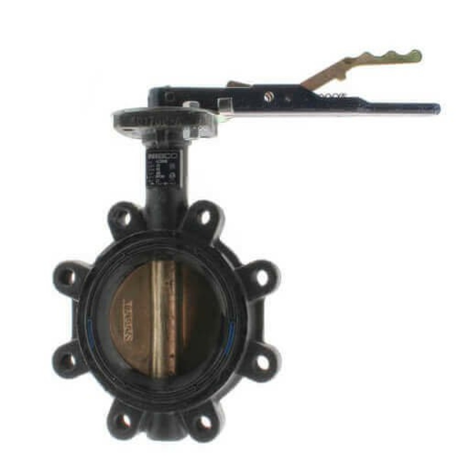 Plumbing Nibco Butterfly Valves | 4" Lug Cast Iron Butterfly Valve, Epdm, Lever Handle (200 Psi)