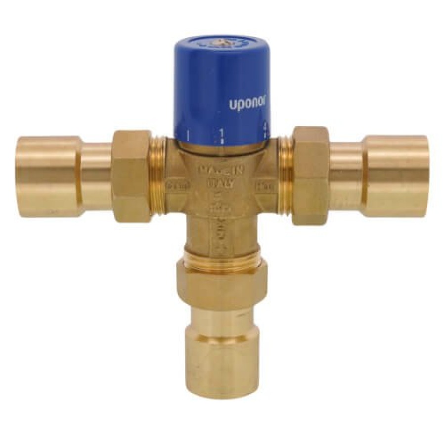 Pex Uponor (Wirsbo) Mixing Valves | 1" Thermal Mixing Valve With Union