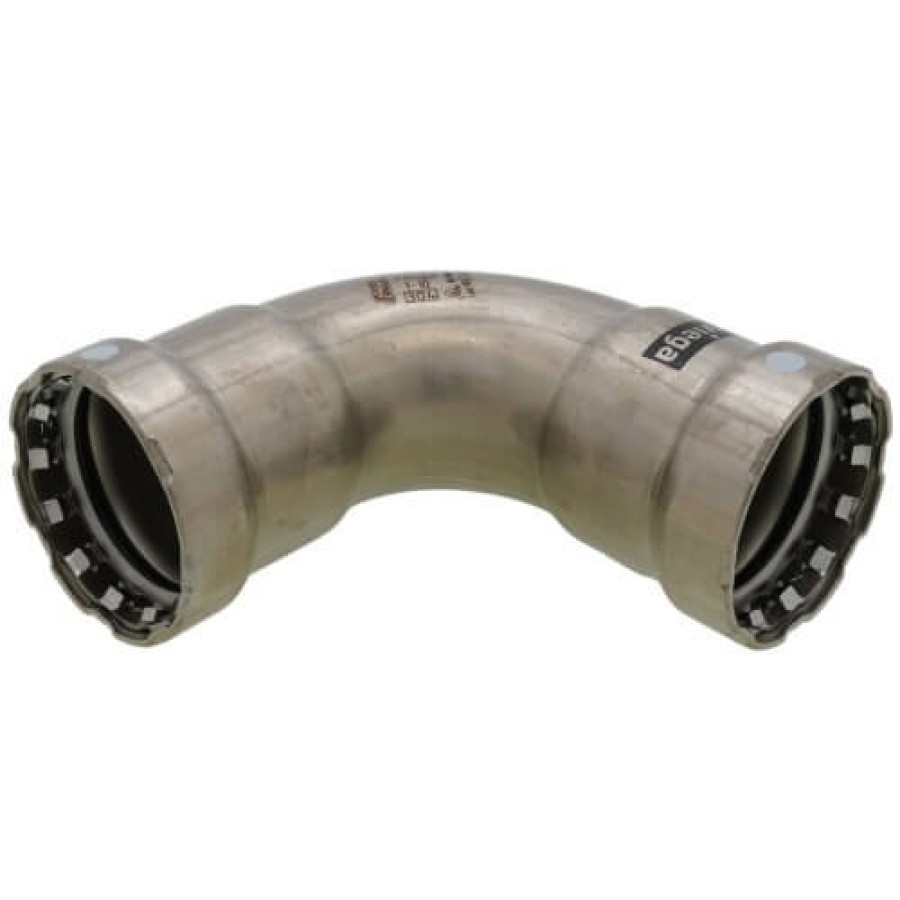 Plumbing Viega Megapress 304 Stainless Steel Fittings | 1-1/2" Megapress 304 Stainless Steel 90-Degree Elbow