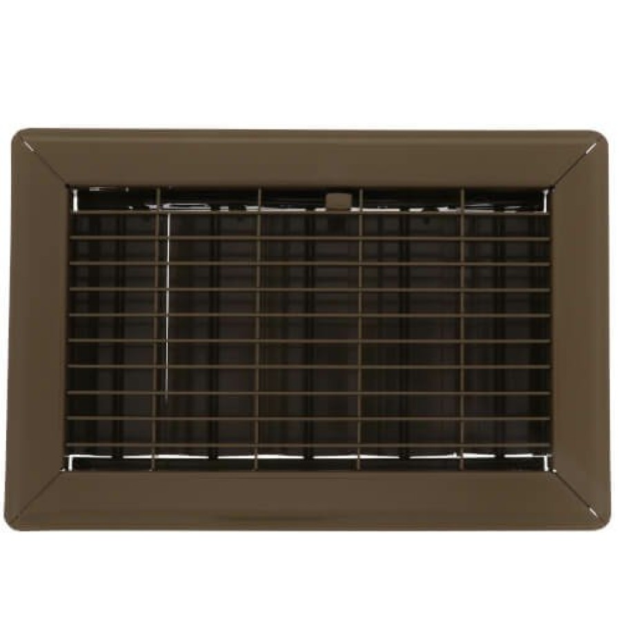 Hvac Hart & Cooley Floor Registers & Grilles | 6" X 10" (Wall Opening Size) Golden Sand Floor Register (210 Series)