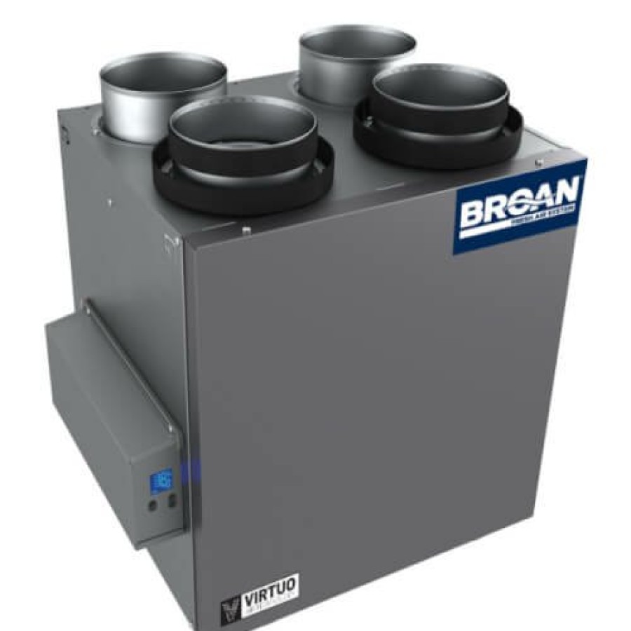 Hvac Broan Broan Heat Recovery Ventilators | 160 Cfm Ai Series Heat Recovery Ventilator W/ Top Ports (68% Efficiency)